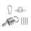 Eease M8 outdoor hammock swing with accessories set silver 1