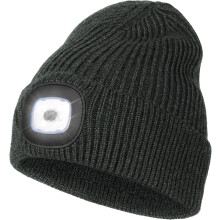 LED-Mütze, Unisex, USB-aufladbar, Wintermütze