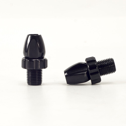 Bicycle Brake Lever Adjusting Screw M10 Black 2pcs