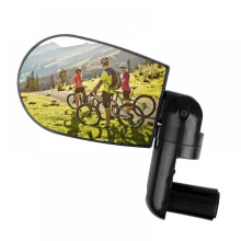 Yinrunx Scratch-Resistant Glass Bike Mirror 1pc
