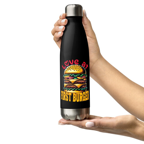 Gourde en acier inoxydable Hamburger Lover 590 ml