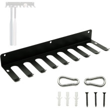 Baseball Bat Holder Steel Heavy-Duty 16 Slot