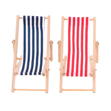 Mini chaises de plage, chaise de bureau en bois, lot de 2
