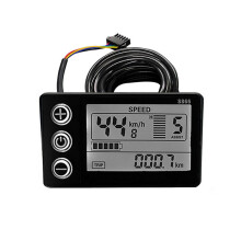 Οθόνη LCD ηλεκτρικού ποδηλάτου, υποδοχή 24V36V48V SM