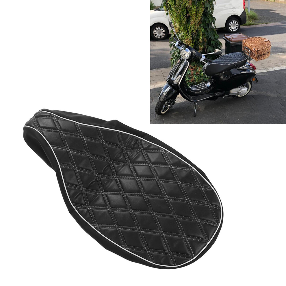 Anti-Slip Leather Saddle Cover, Vespa 125/150 7340572091079