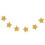 Gold Star Garland Christmas Decor 2M 1