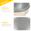 Stainless Steel Vegetable Washing Basin 1300ml 2