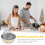 Stainless Steel Vegetable Washing Basin 1300ml 3