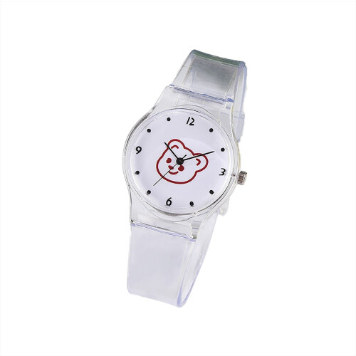 Children's Quartz Watch Transparent Strap Summer Style 1