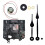 LOVEVER Music Chime Box Clock Movement Kit 4 Types 1