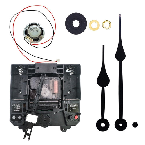 LOVEVER Music Chime Box Clock Movement Kit 4 Types