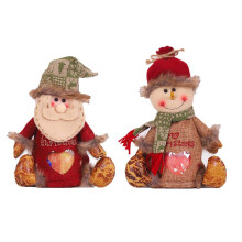 Bolsas de regalo navideñas con cremallera y cordón (12 unidades)