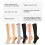 Compression Socks 20-30 mmHg Knee High Dot-Top Open Toe 6