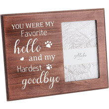 MDF Photo Frame Glass Rectangle Saddle Brown 20.3x25.4cm