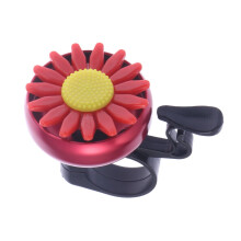 Sonnette de vélo Vanzack en alliage d'aluminium, motif tournesol