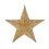 Christmas Metal3D Barn Star Wall Decor Golden30cm 1