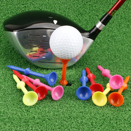 Plastic golftees 83 mm onbreekbaar 50 stuks 1