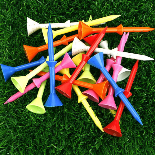 Plastic golftees 83 mm onbreekbaar 50 stuks 2