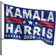 Kamala Harris2024zászló kültéri3x5 láb sárgaréz gyűrűk