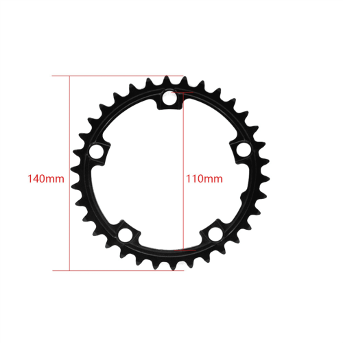 Coroa de corrente para bicicleta elétrica, acessório 34T 2