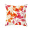 Cotton linen pillow case maple leaf print 1 piece 1