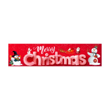 Julrutig banner God Jul-skylt 1 st