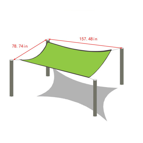Voile d'ombrage extérieure (1 pièce) 2