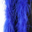 Écharpe délicate d'accent de plumage d'autruches-Bleu roi 1