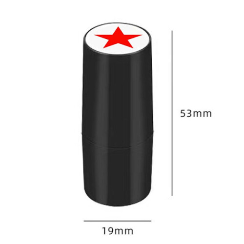Golfbalstempel rode opdruk 14+ 2