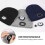 LED-Mütze, Unisex, USB-aufladbar, Wintermütze 2