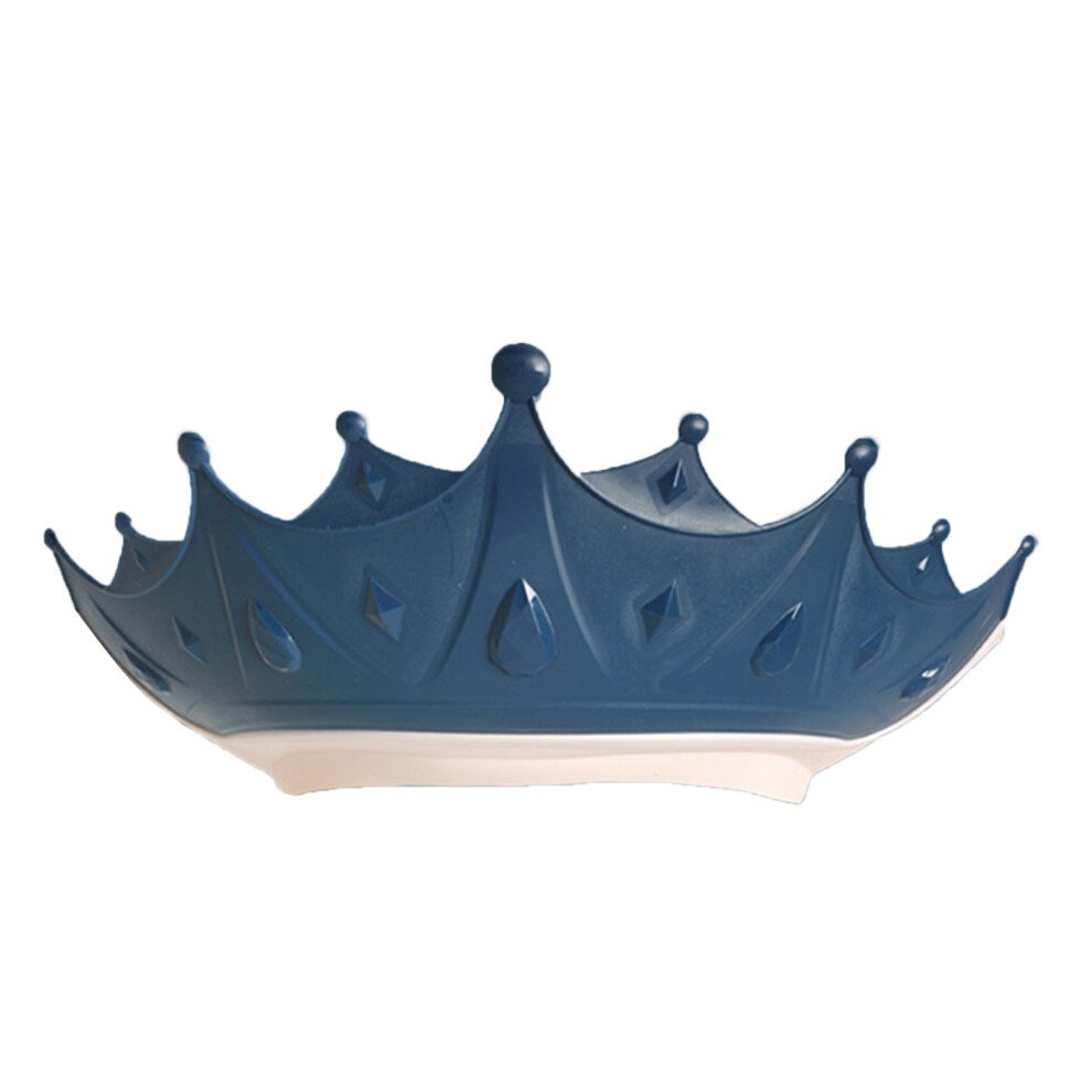 Cartoon Crown Baby Bath Cap Blue