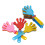 Clappers láimhe plaisteacha páirtí noisemakers2pcs 1