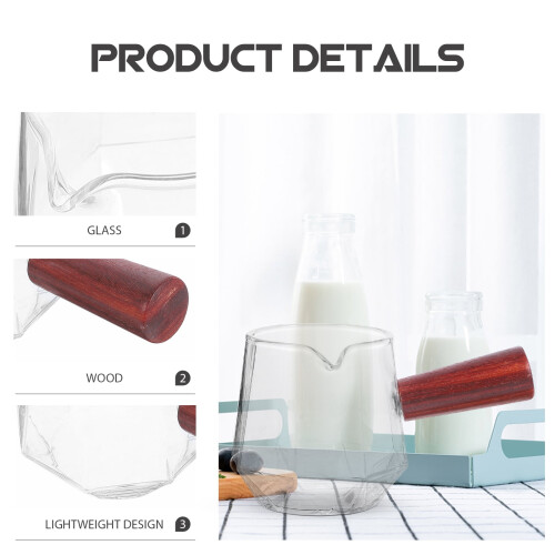 Pichet à lait en verre gradué 500 ml 1