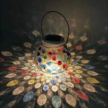 Lampada da giardino solare Zynic, lampada da tavolo per esterni.