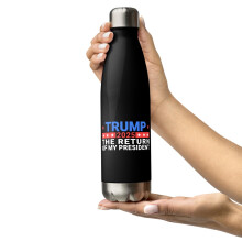 Bouteille d'eau Trump en acier inoxydable, édition 2025