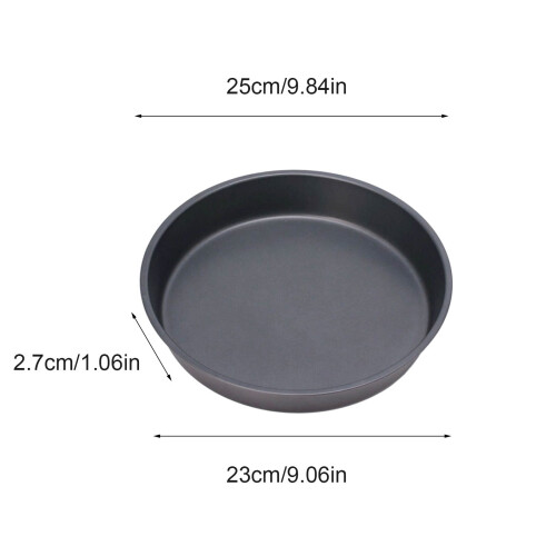 Kulatá mělká forma na pizzu, 10 palců 1