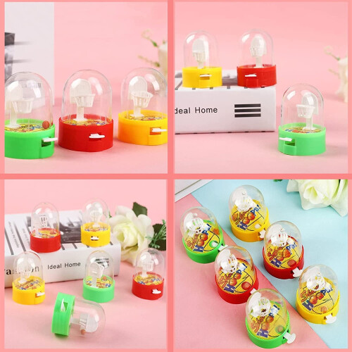 Mini Fingerbasketspel Set, 12-pack, blandade färger 2