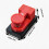 MK05 Adjustable Tension Morse Paddle Key Nonslip Base-Yellow 4