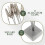 Note Memo Clip Stainless Steel Tabletop Accessory 1 Pack 5