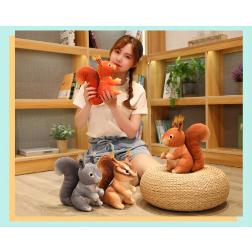 Squirrel Plush Toy Stuffed Animal 10 inches 2