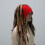 Unisex gestrickte Piratenmütze mit Dreadlocks und-Rot 6
