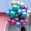 Palloncini in lattice viola metallizzato, 25 cm, 50 pezzi 7