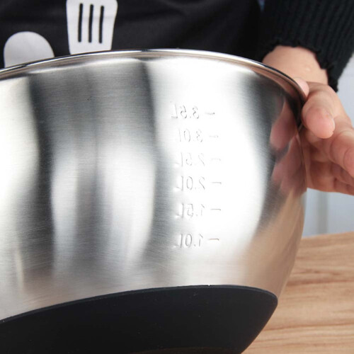 Stainless Steel Mixing Bowls Set 3-Piece 1