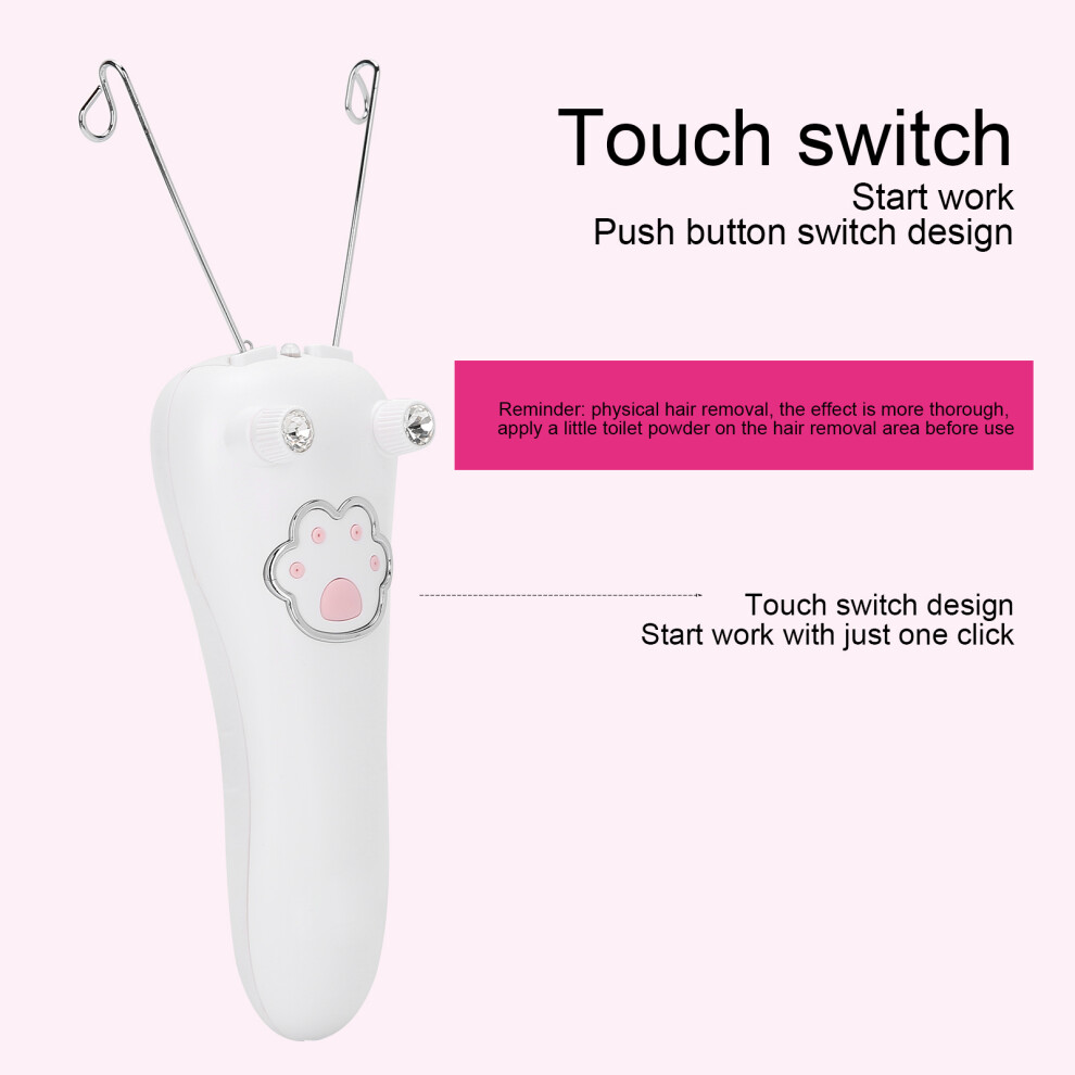 USB Rechargeable Cotton Thread Epilator