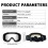 Windproof Kids Riding Glasses With Adjustabe Strap-pink gray 4