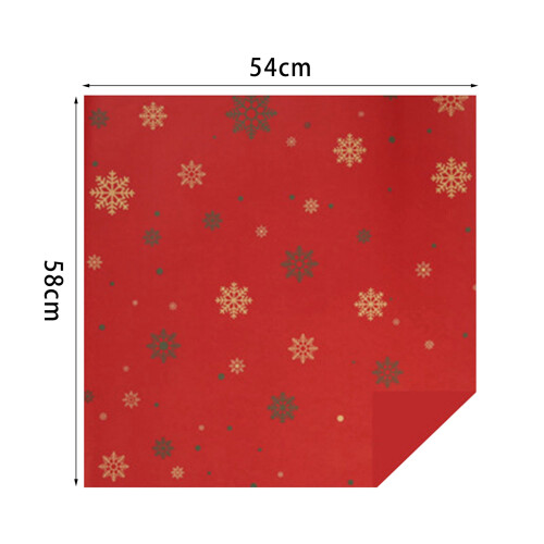 Papier cadeau rustique festif de Noël (10 feuilles) 1