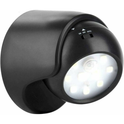 Utomhusvägglampa LED rörelsesensor 1000 lumen