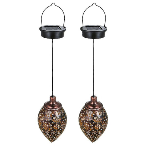 Solcellslampor för trädgården, 2-pack
