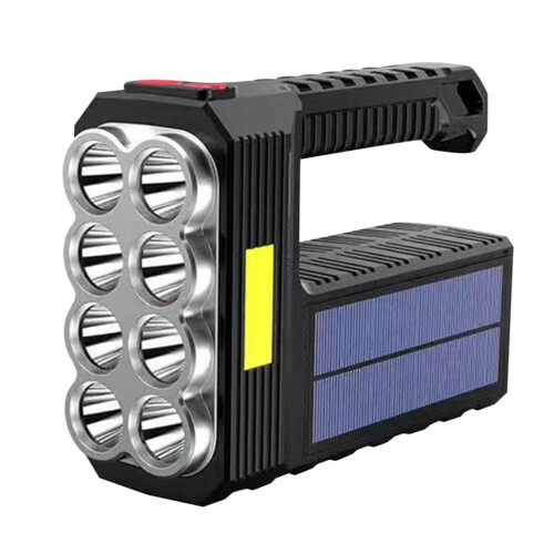 Lanternă solară reîncărcabilă Floleo8-LED cu COB 1