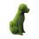 Christmas dog statue flocking moss garden decor 1 piece 4